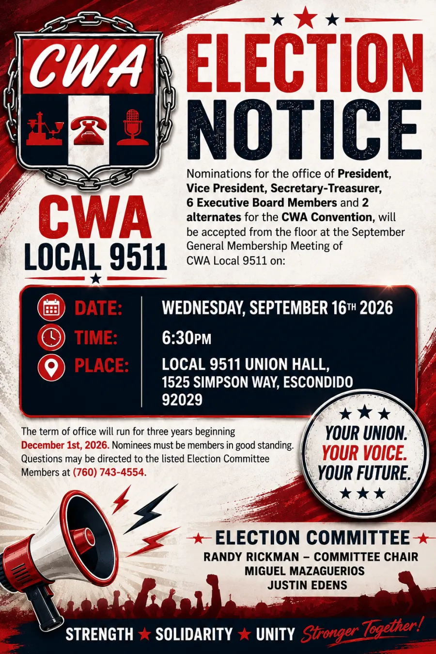 Election Notice 2026