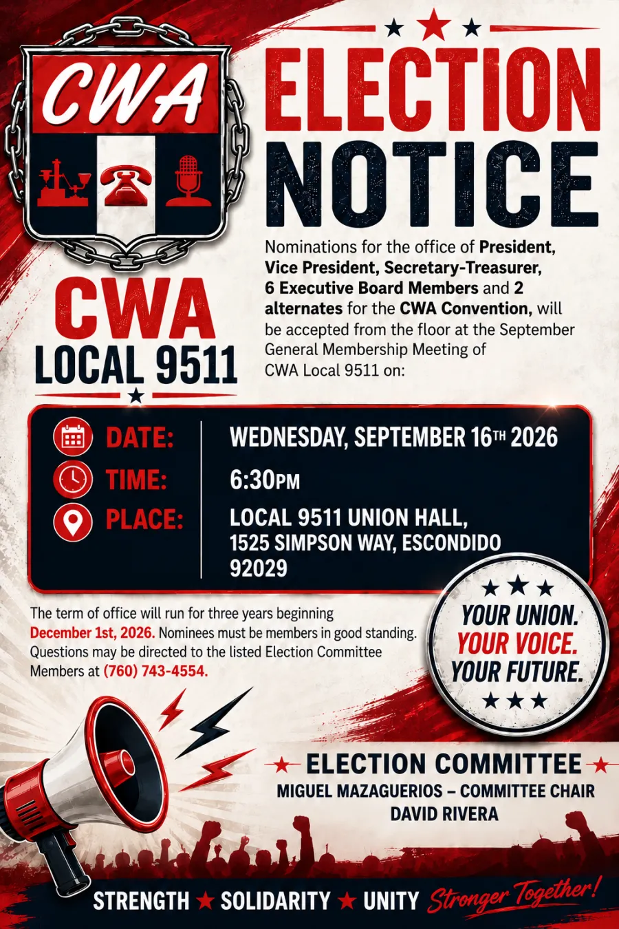 election flyer