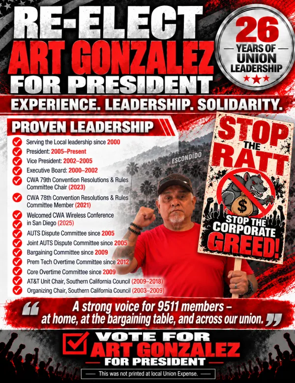 Candidate Art Gonzalez